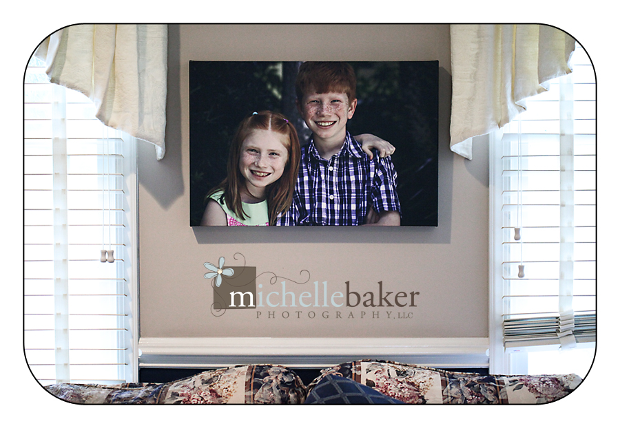 Display for Gallery Wrapped Canvas in your home