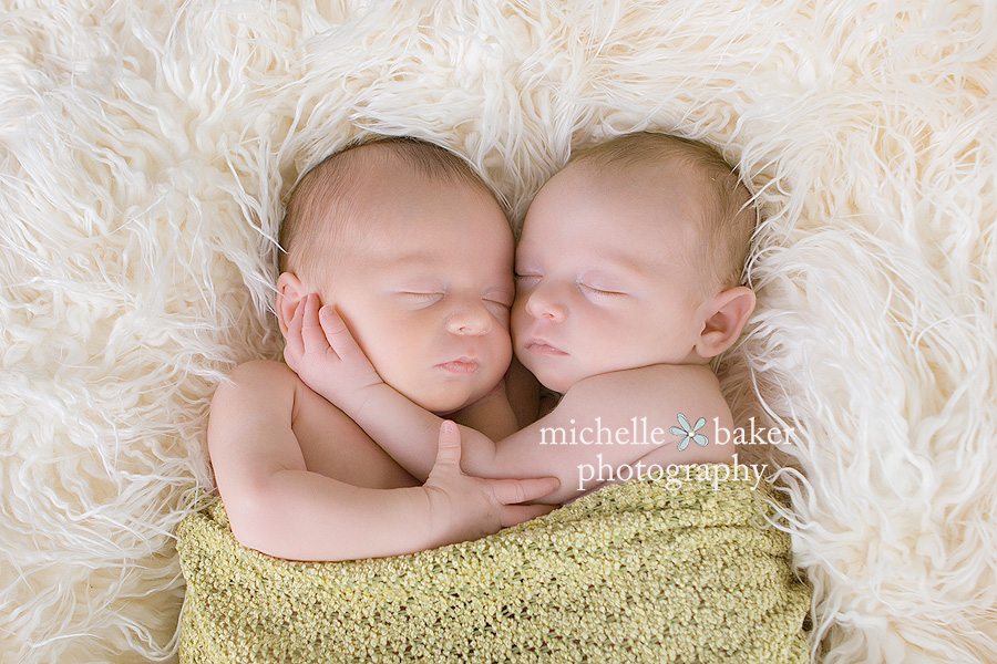 Newborn boy + Girl twins