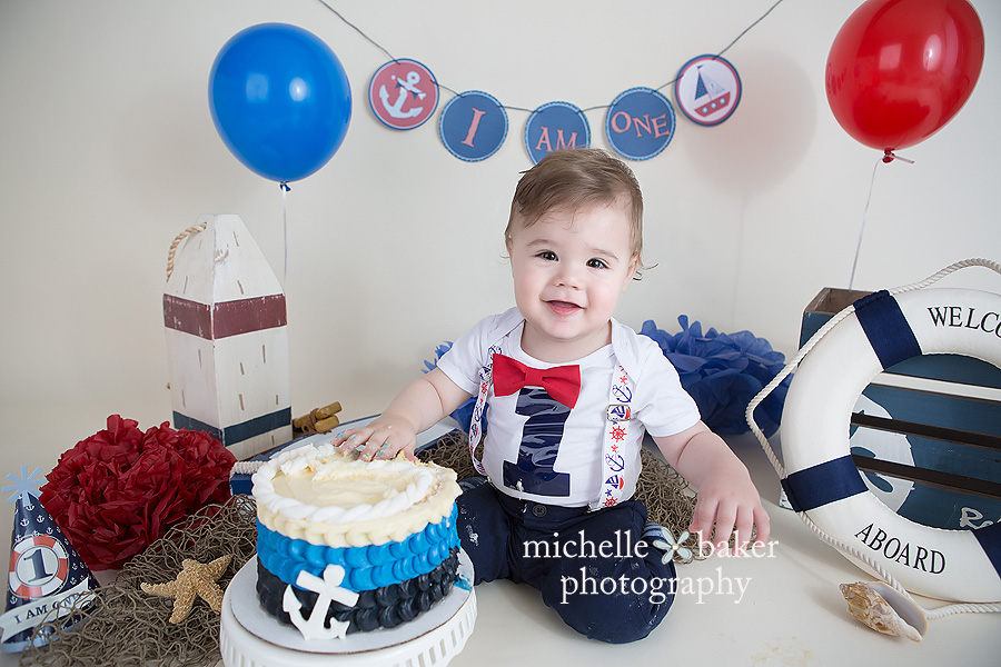 Moorestown Nautical Cake Smash