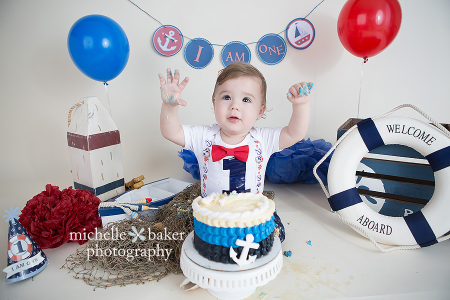 Moorestown Nautical Cake Smash