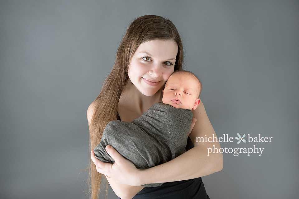 Newborn with parents