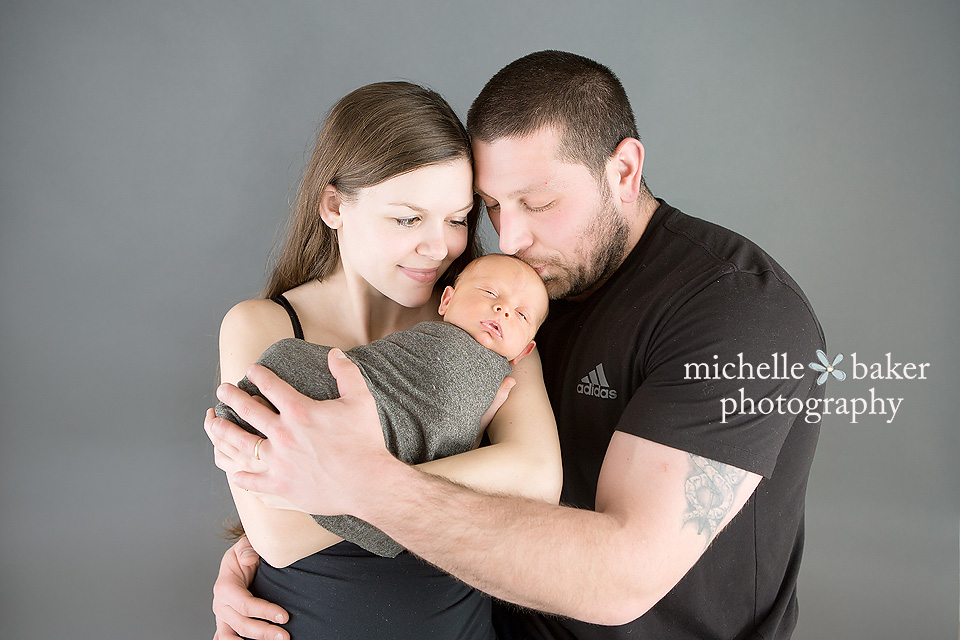 Newborn with parents