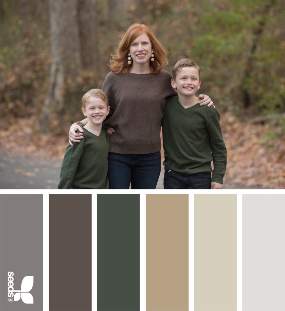 family portrait color palette
