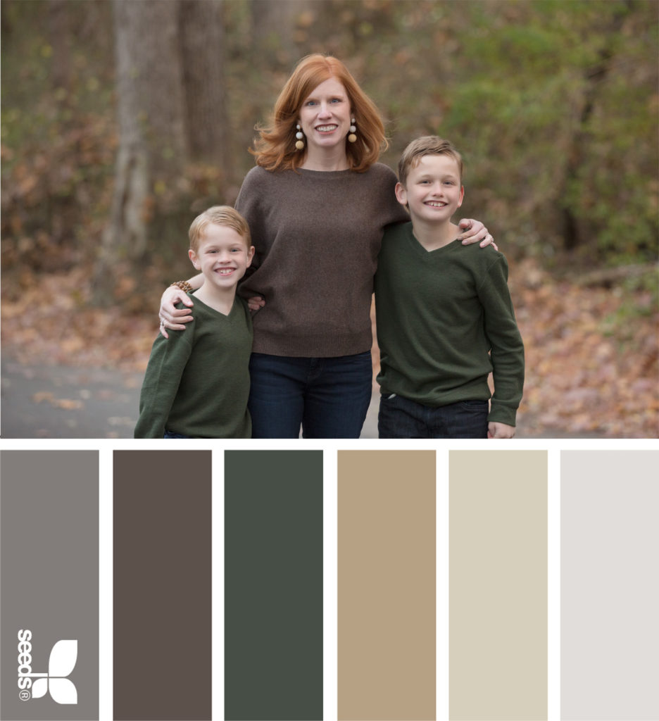 family portrait color palette